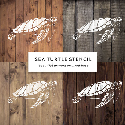 Sea Turtle Stencil