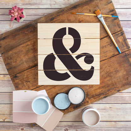 Ampersand Serif Stencil