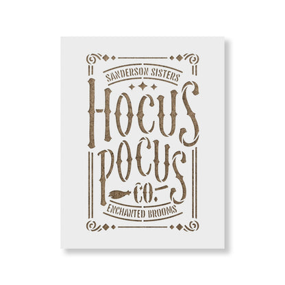 Hocus Pocus Co Stencil