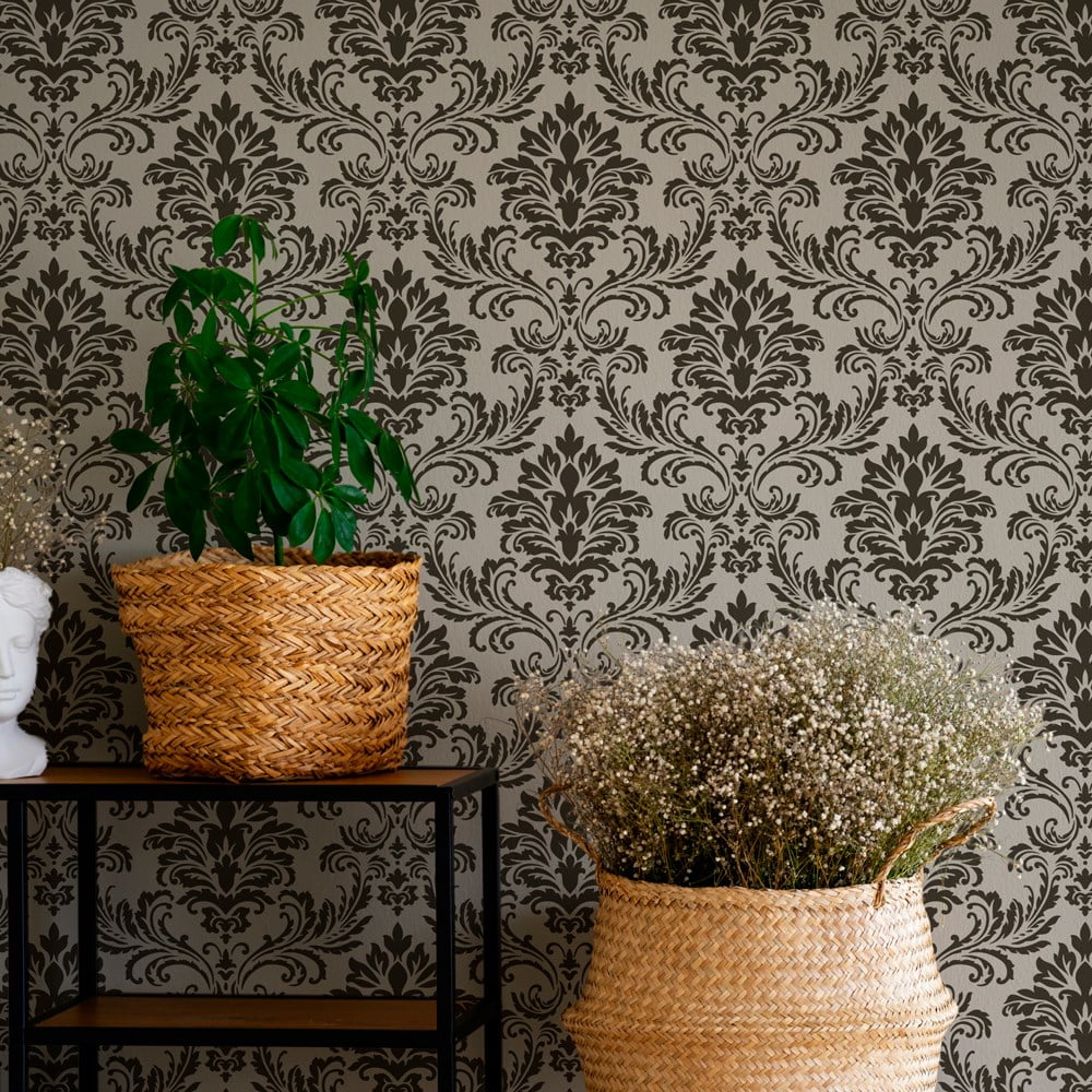 Florencia Elegant Damask Stencil