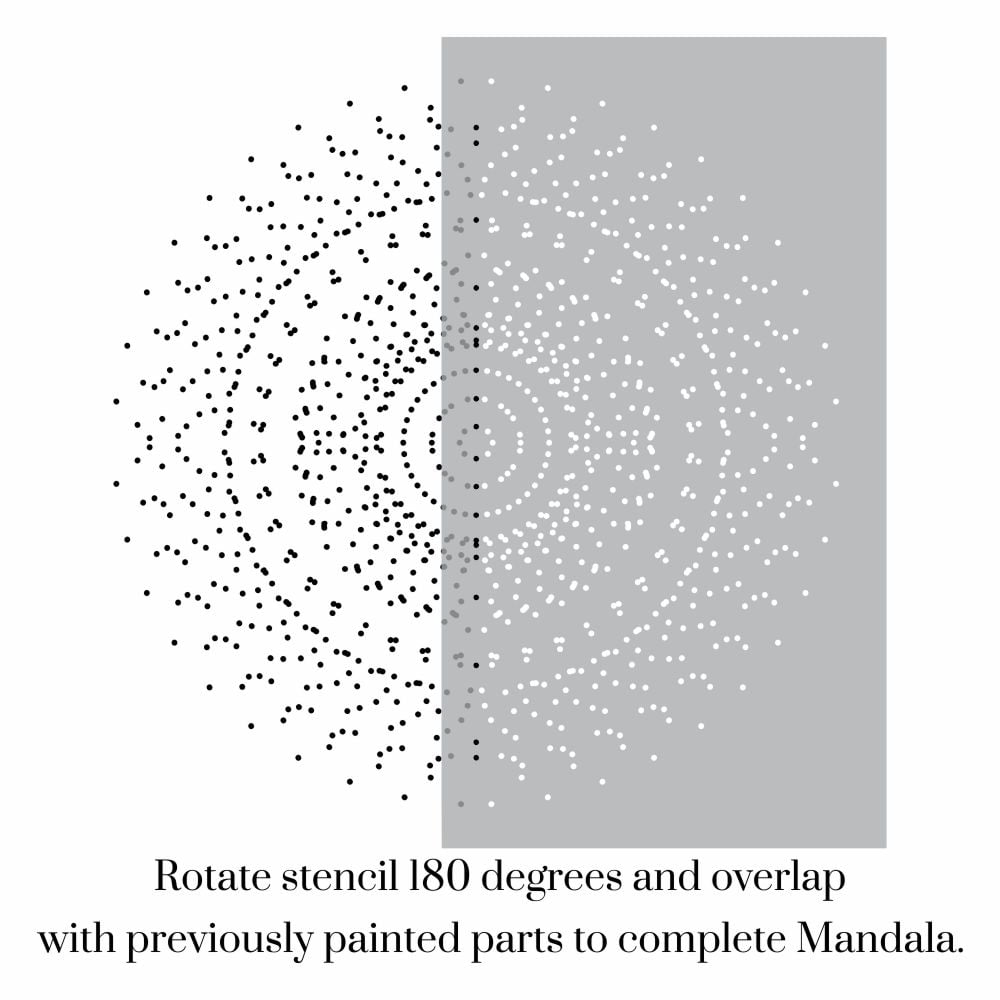 Noko Dotted Mandala Stencil
