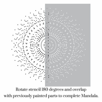 Noko Dotted Mandala Stencil