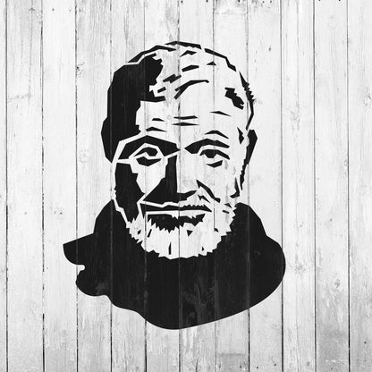 Ernest Hemingway Stencil