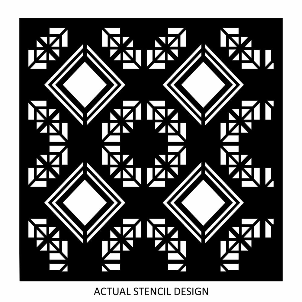 Cochella Tribal Pattern Stencil