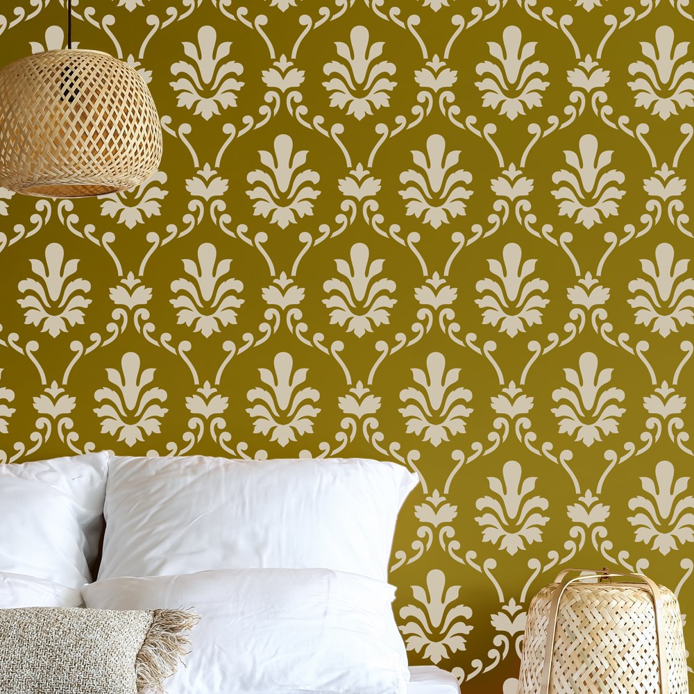 Oceana Damask Allover Stencil