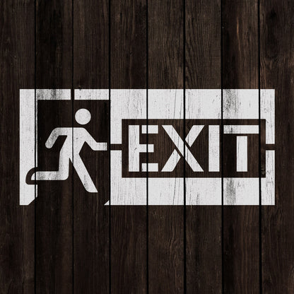 Exit Sign Stencil