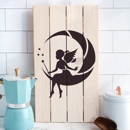 Fairy Moon Stencil