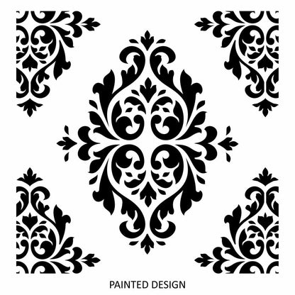 Polliene Damask Stencil