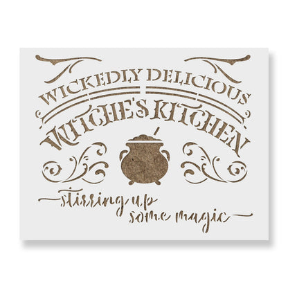 Witches Kitchen Stencil