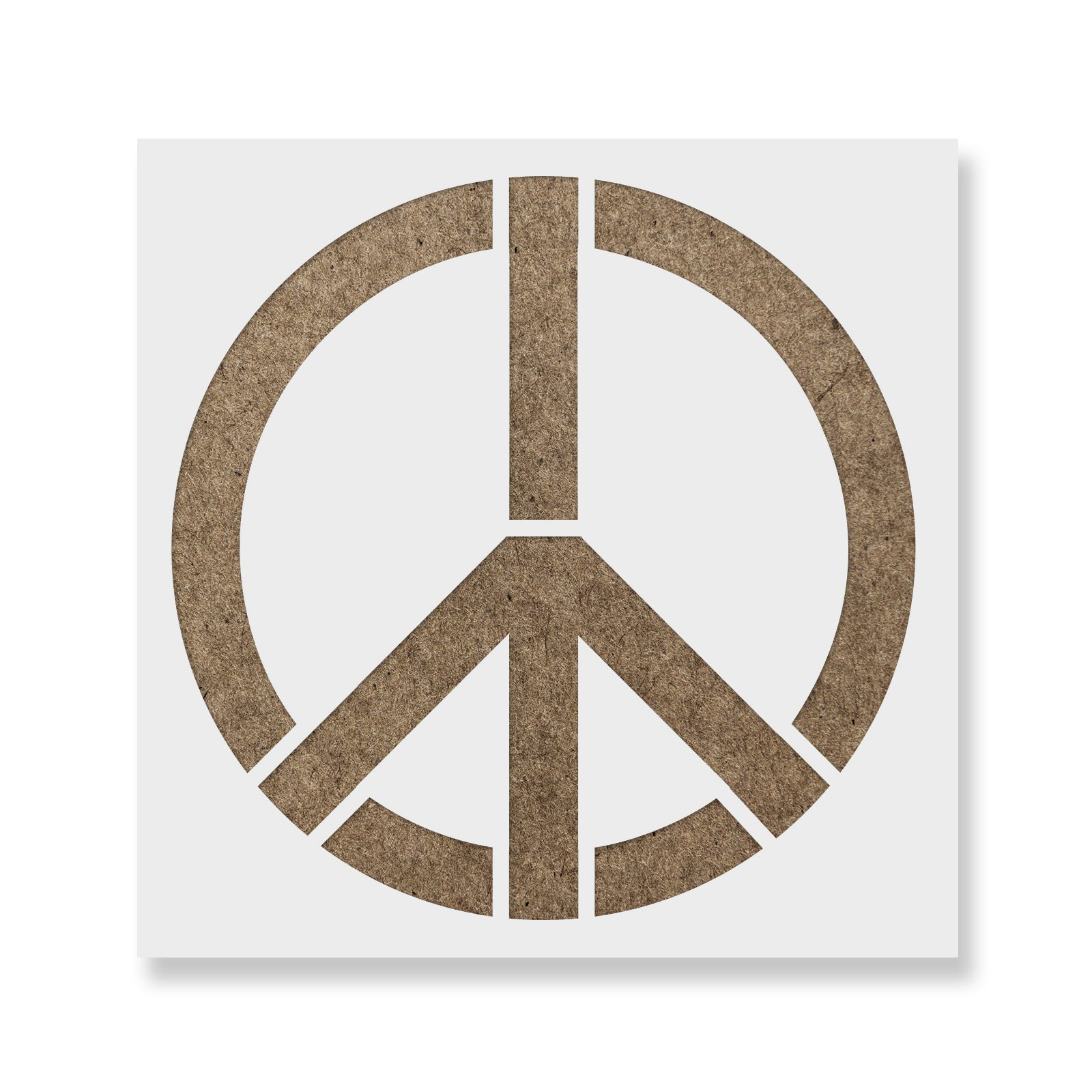 Peace Sign Stencil