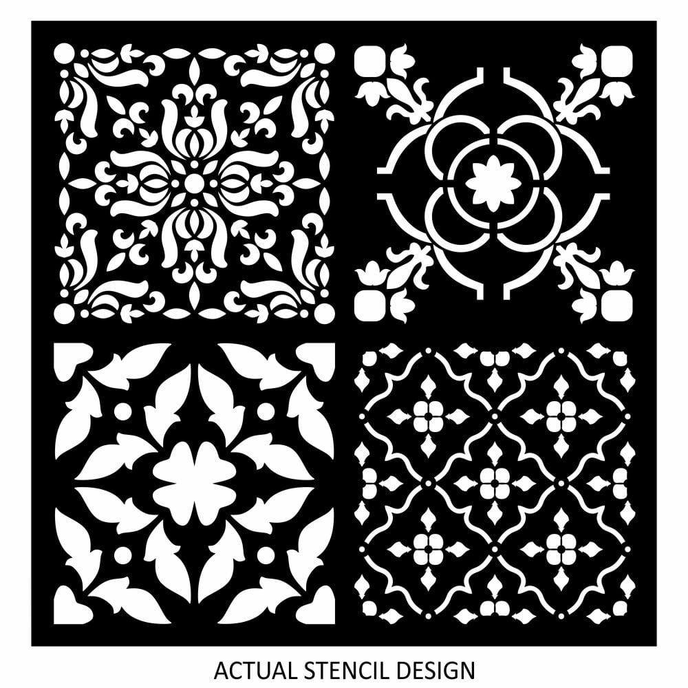 Moroccan Paradise Tile Stencil