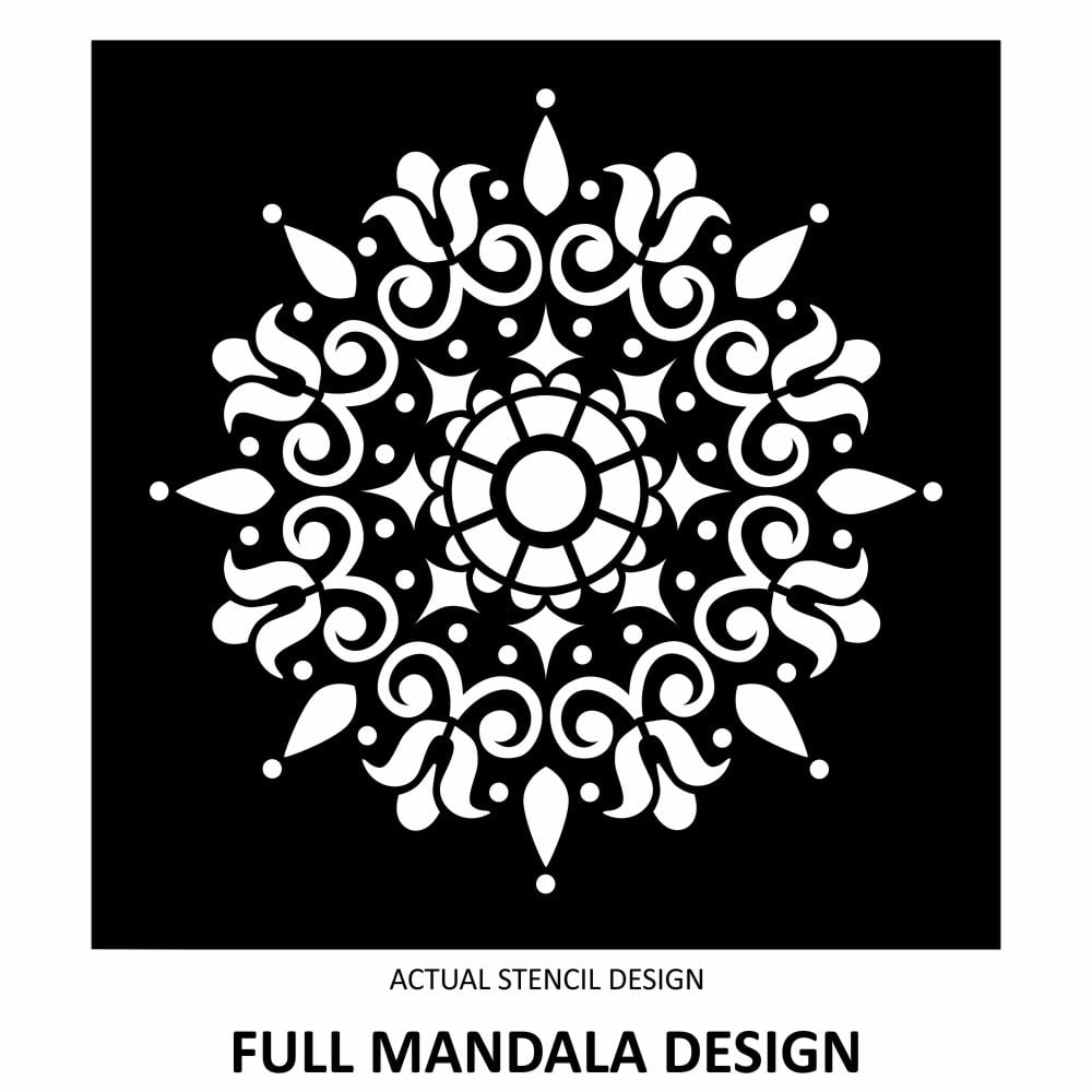 Ghazala Mandala Stencil