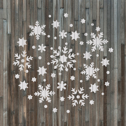 Snowflake Circle Stencil