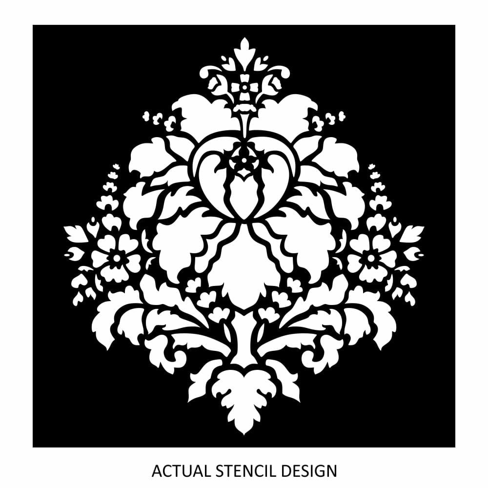 Romane Floral Damask Stencil