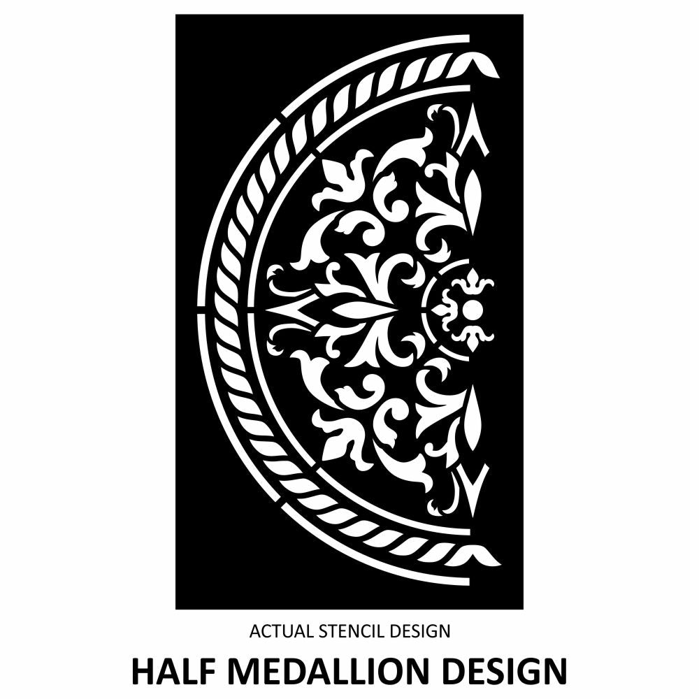 Savona Damask Medallion Stencil