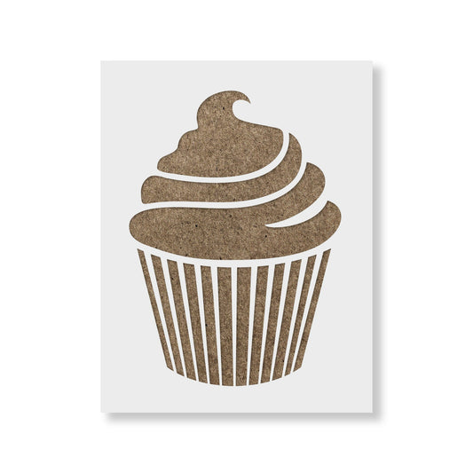 Cupcake Stencil