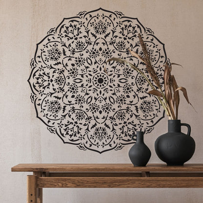 Moroccan Floral Medallion Stencil