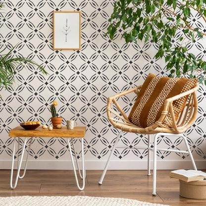 Nova Diamond Trellis Stencil