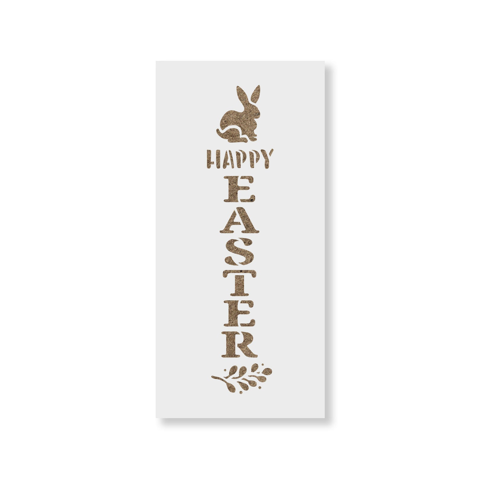 Happy Easter Vertical Sign Stencil