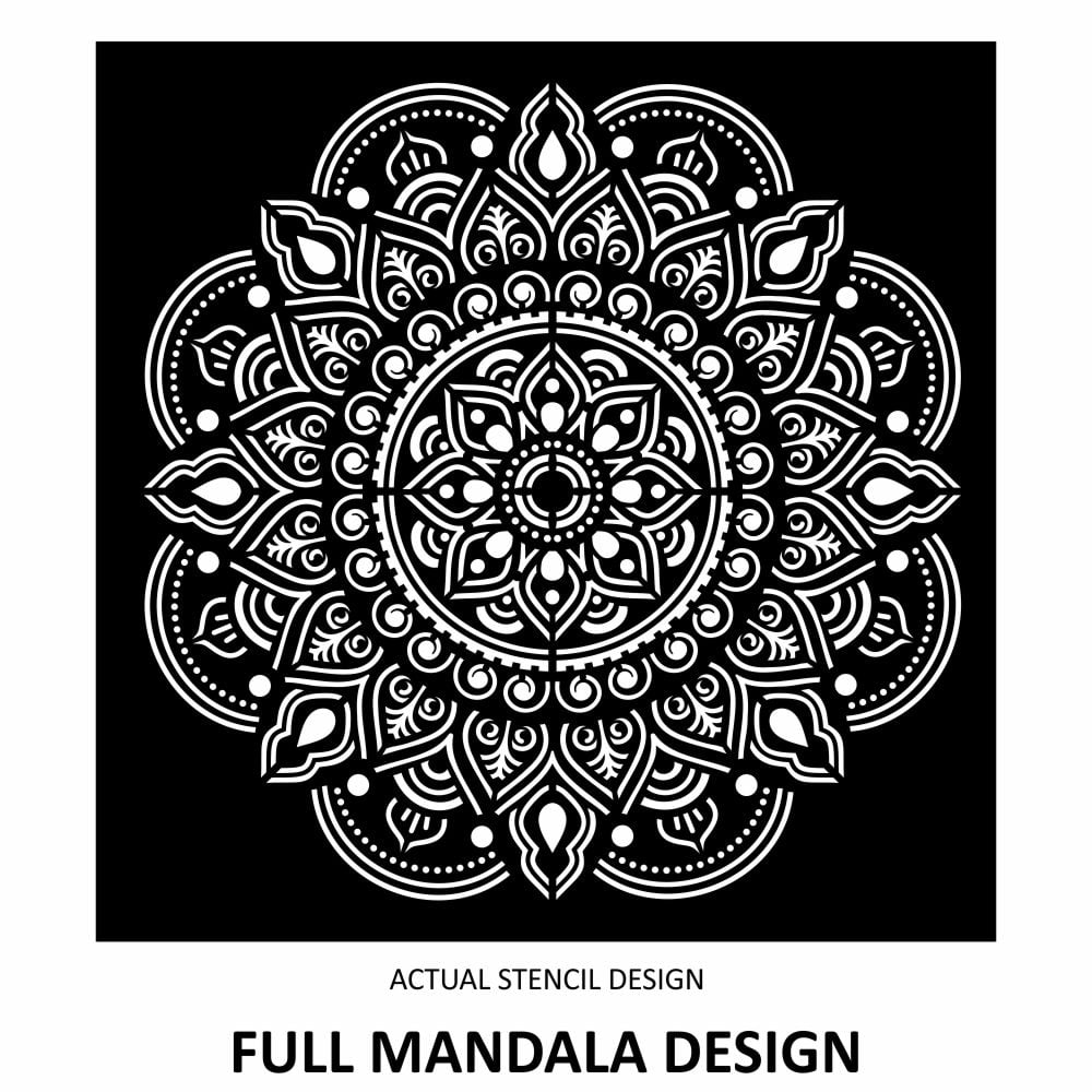 Chira Mandala Stencil