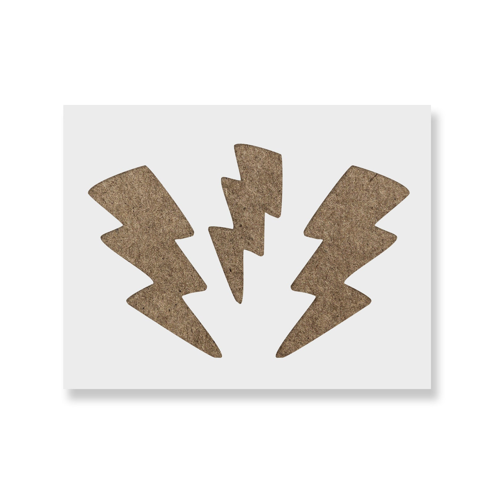 Lightning Bolts Stencil