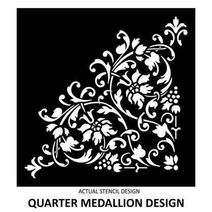 Francine Floral Medallion Stencil