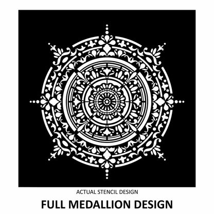 Alvaro Damask Medallion Stencil