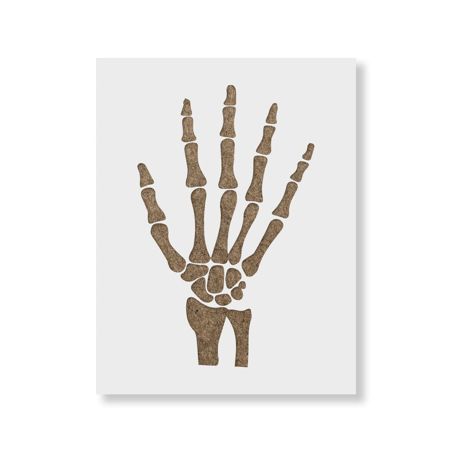 Skeleton Hand Stencil