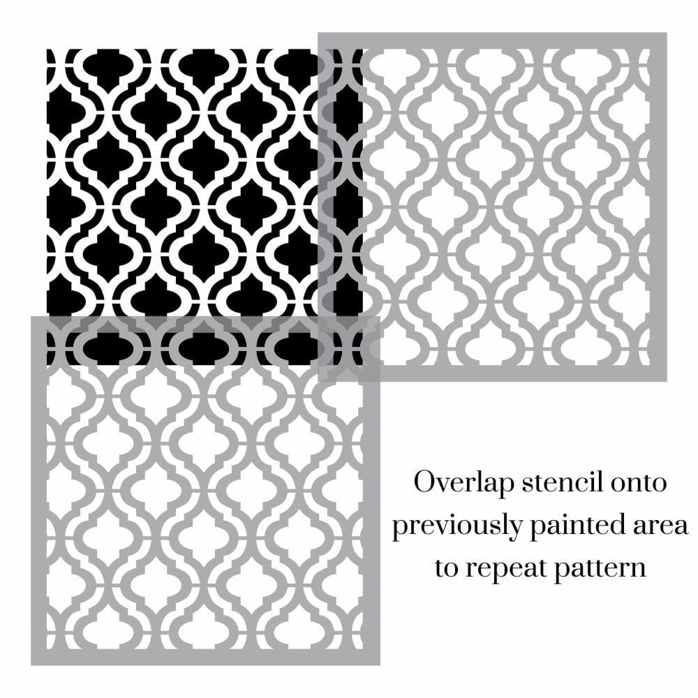 Jaipur Moroccan Trellis Stencil