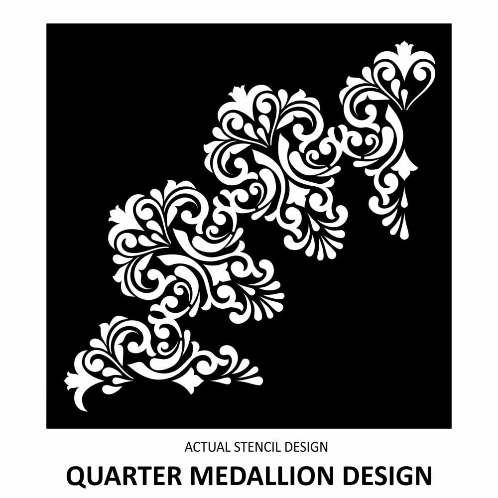 Valentino Damask Medallion Stencil