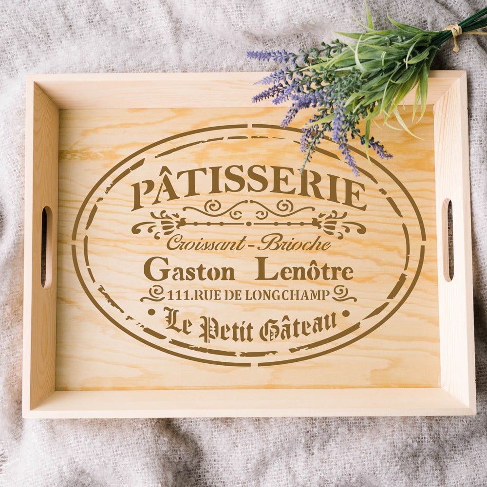 Patisserie Decorative Sign Stencil