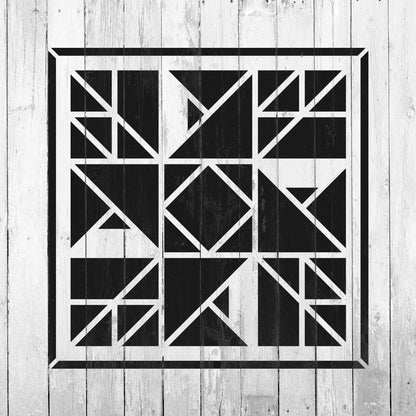 Prairie Star Barn Quilt Stencil