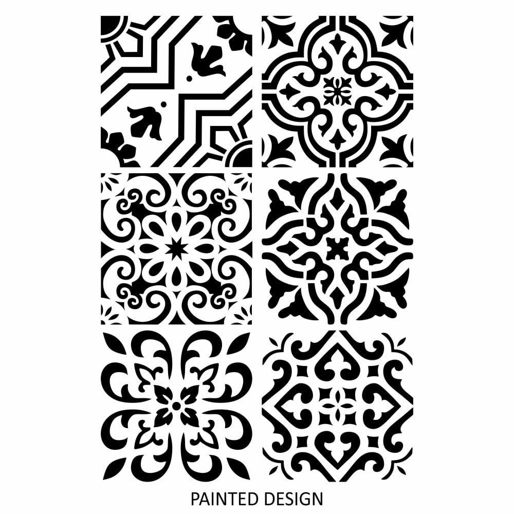 Atma Moroccan Tile Stencil