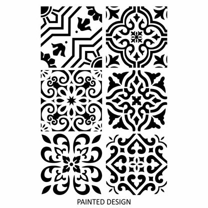 Atma Moroccan Tile Stencil