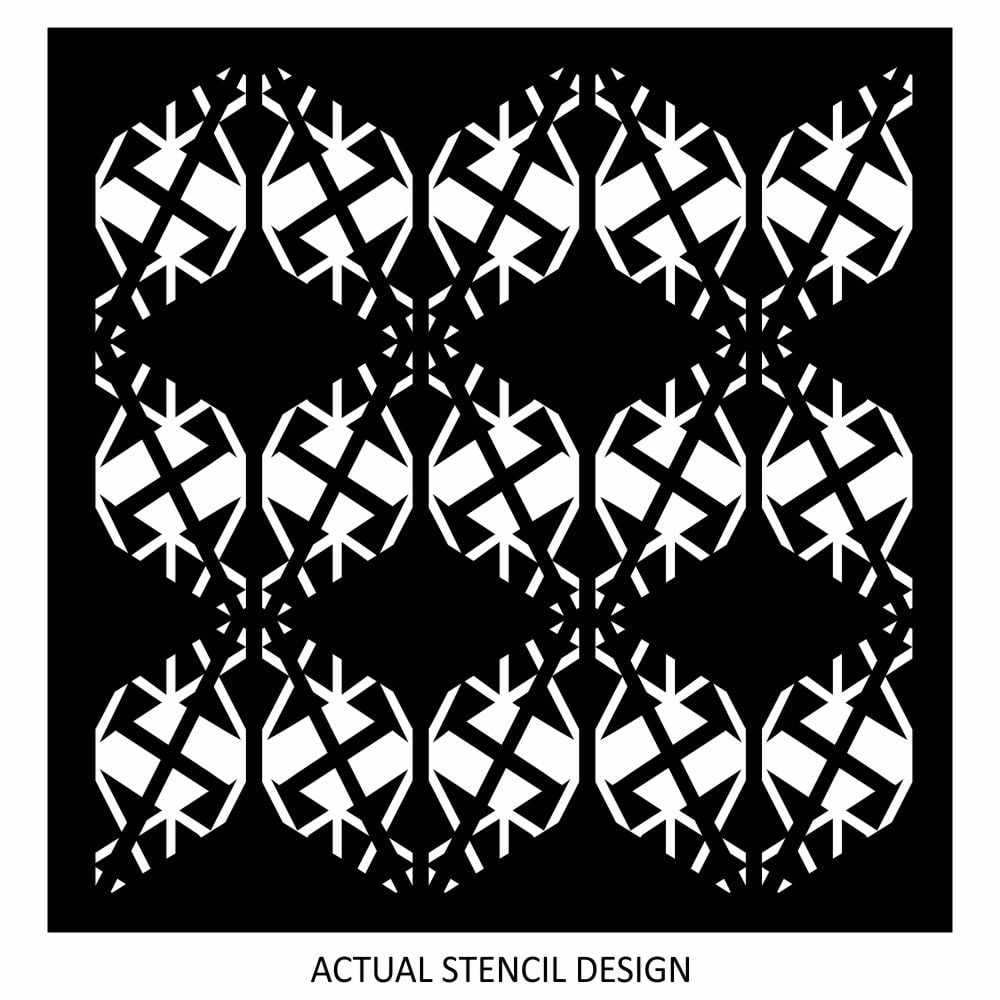 Tribal Deco Allover Stencil