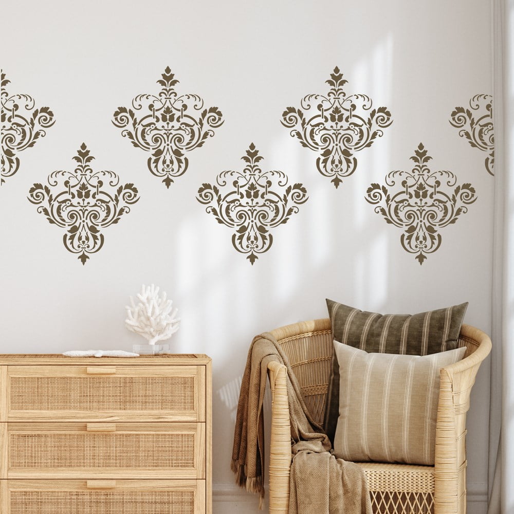 Loire Damask Stencil