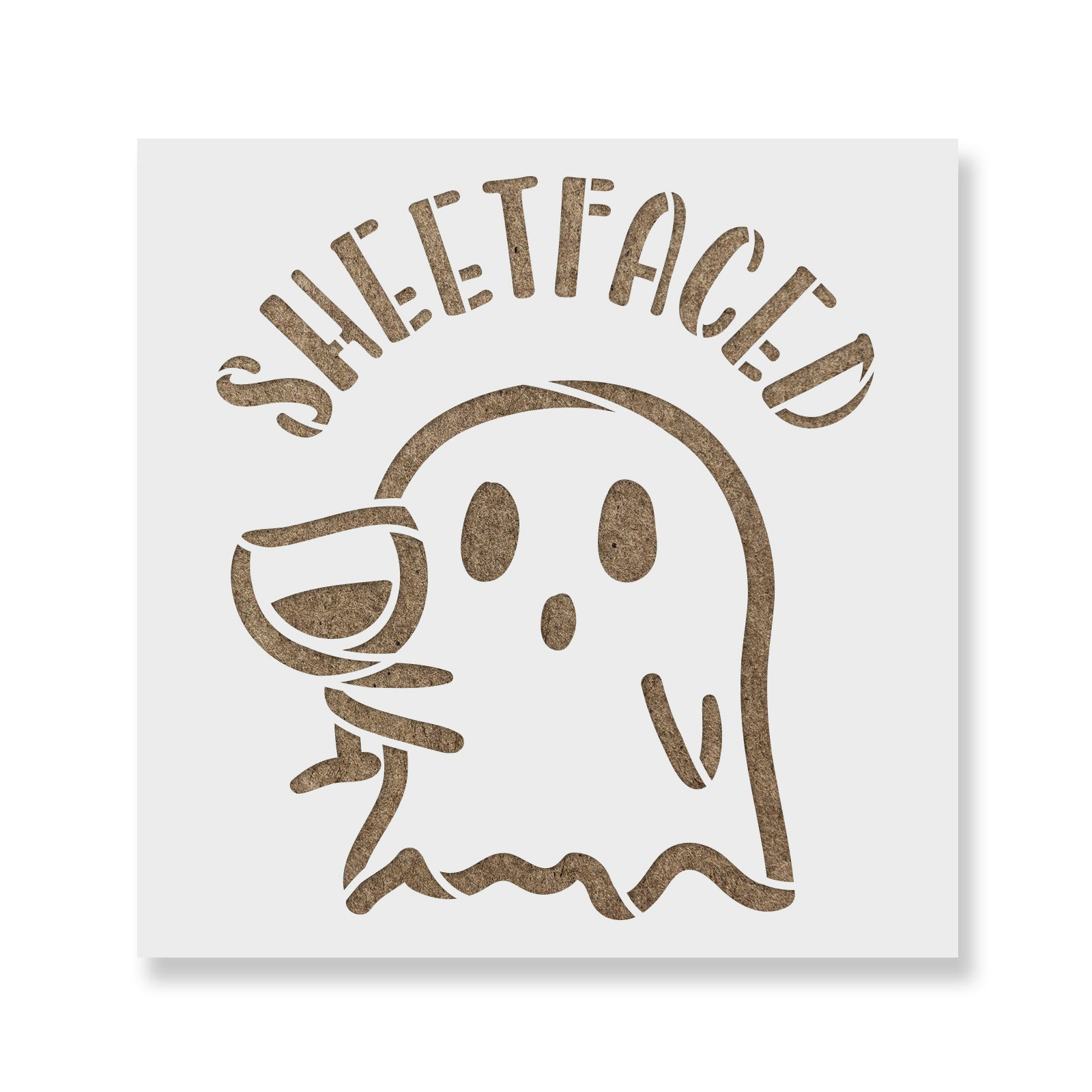 Sheet Faced Ghost Stencil