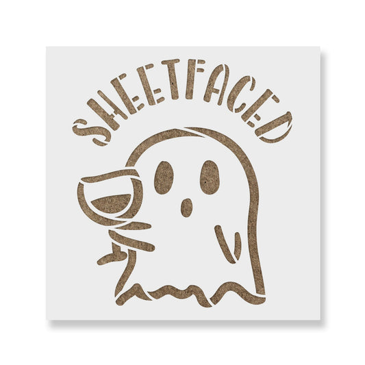 Sheet Faced Ghost Stencil