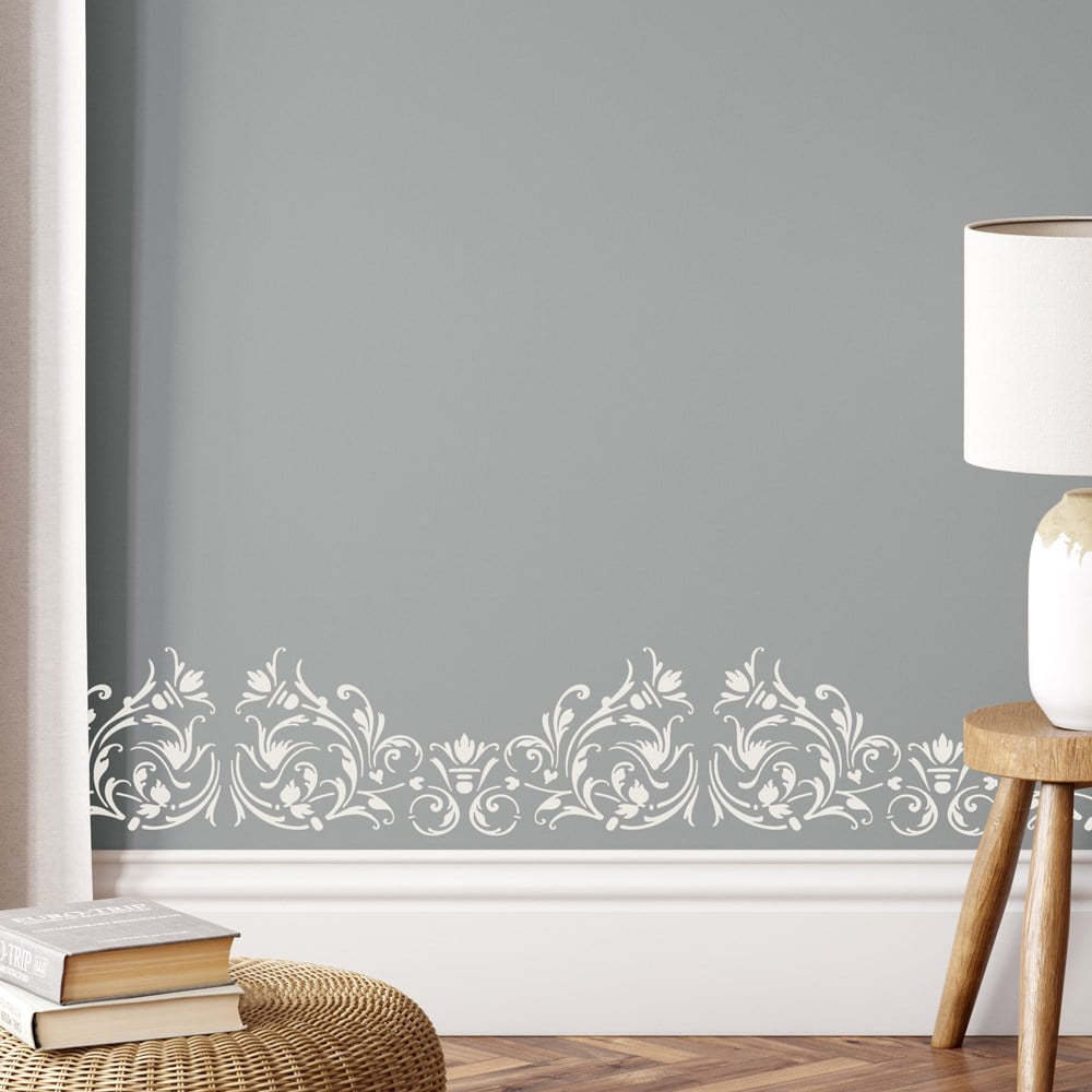 Florentine Damask Border Stencil