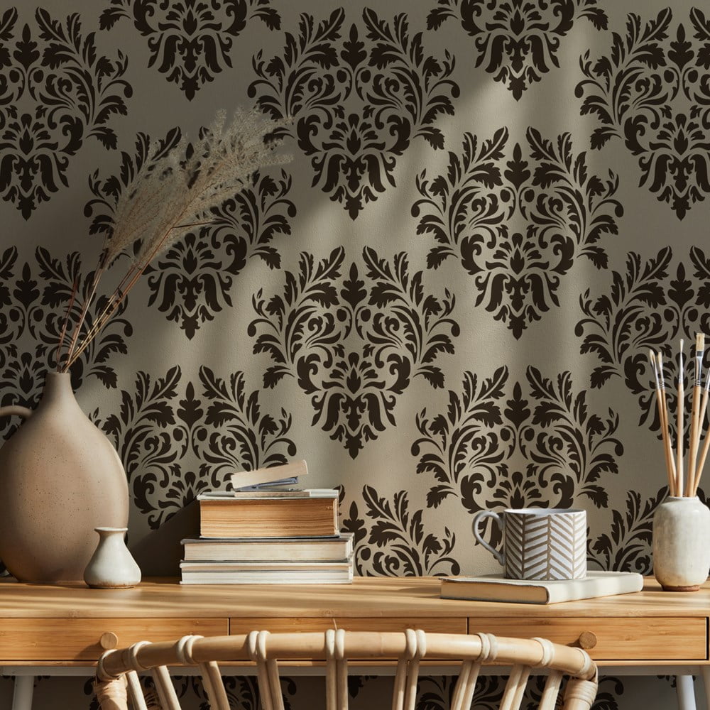 Veneto Damask Wallpaper Stencil