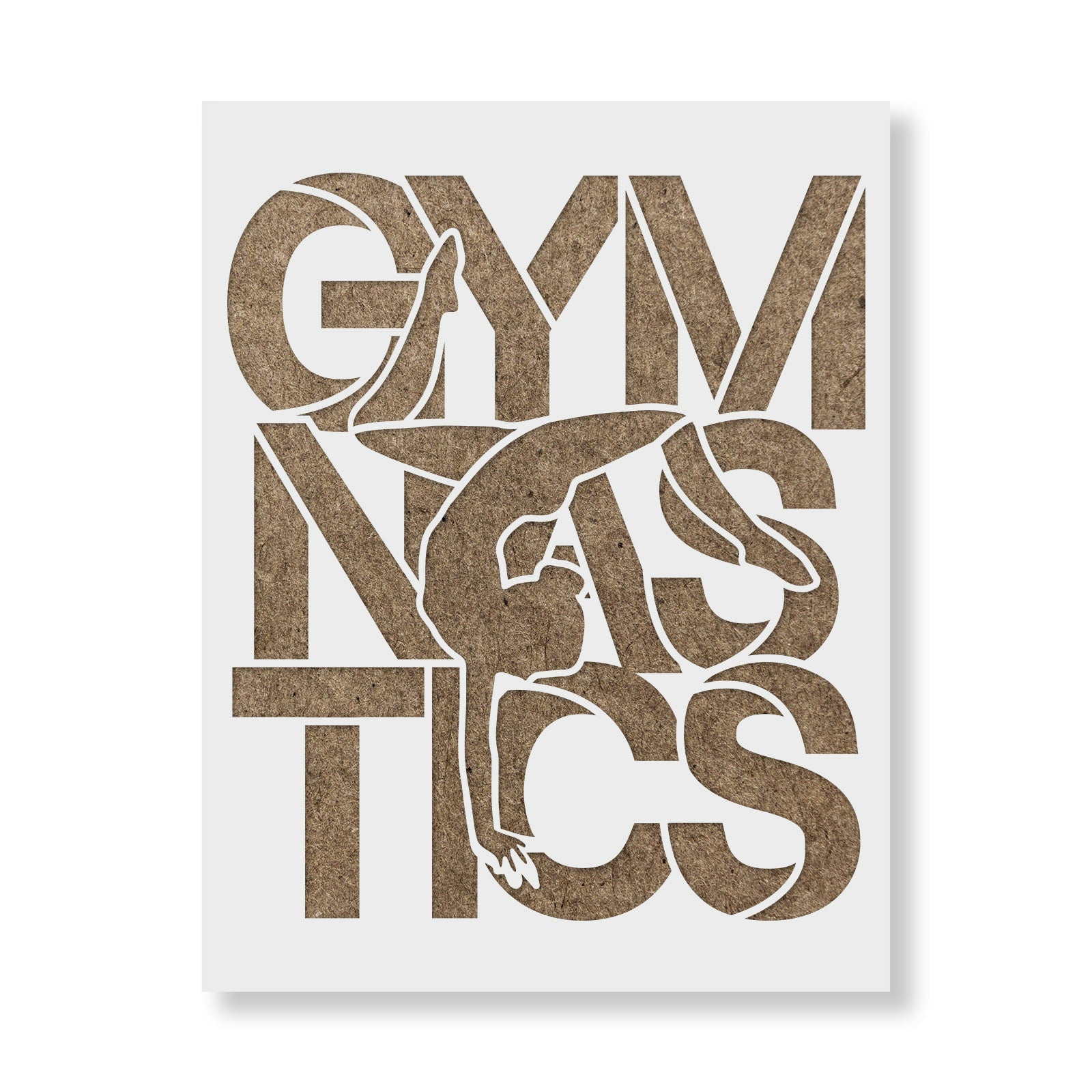 Gymnastics Stencil