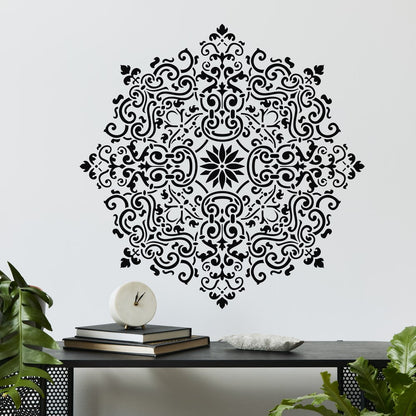 Bhakti Floral Mandala Stencil