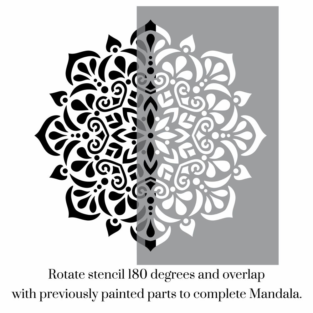 Shafira Mandala Stencil