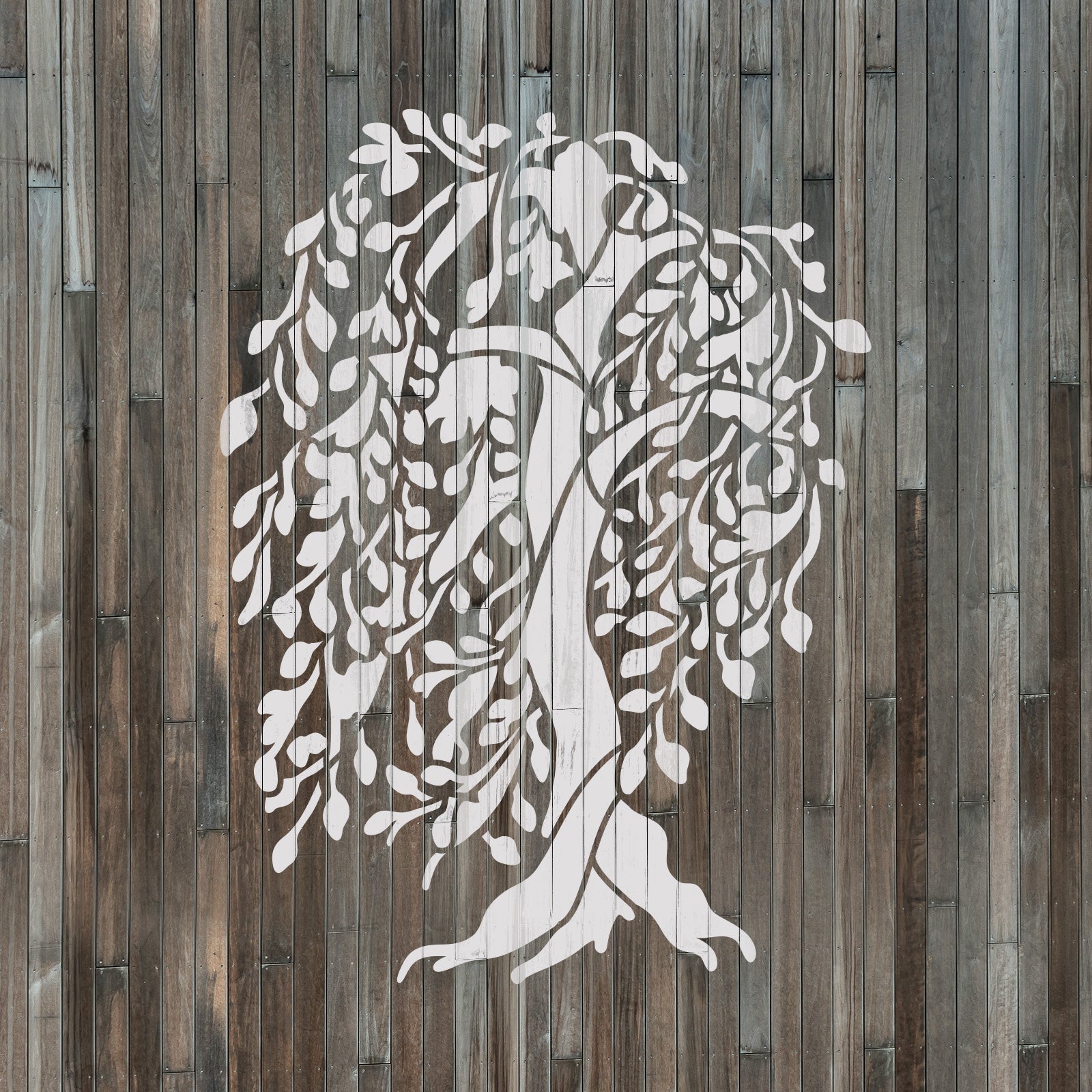 Willow Tree Stencil