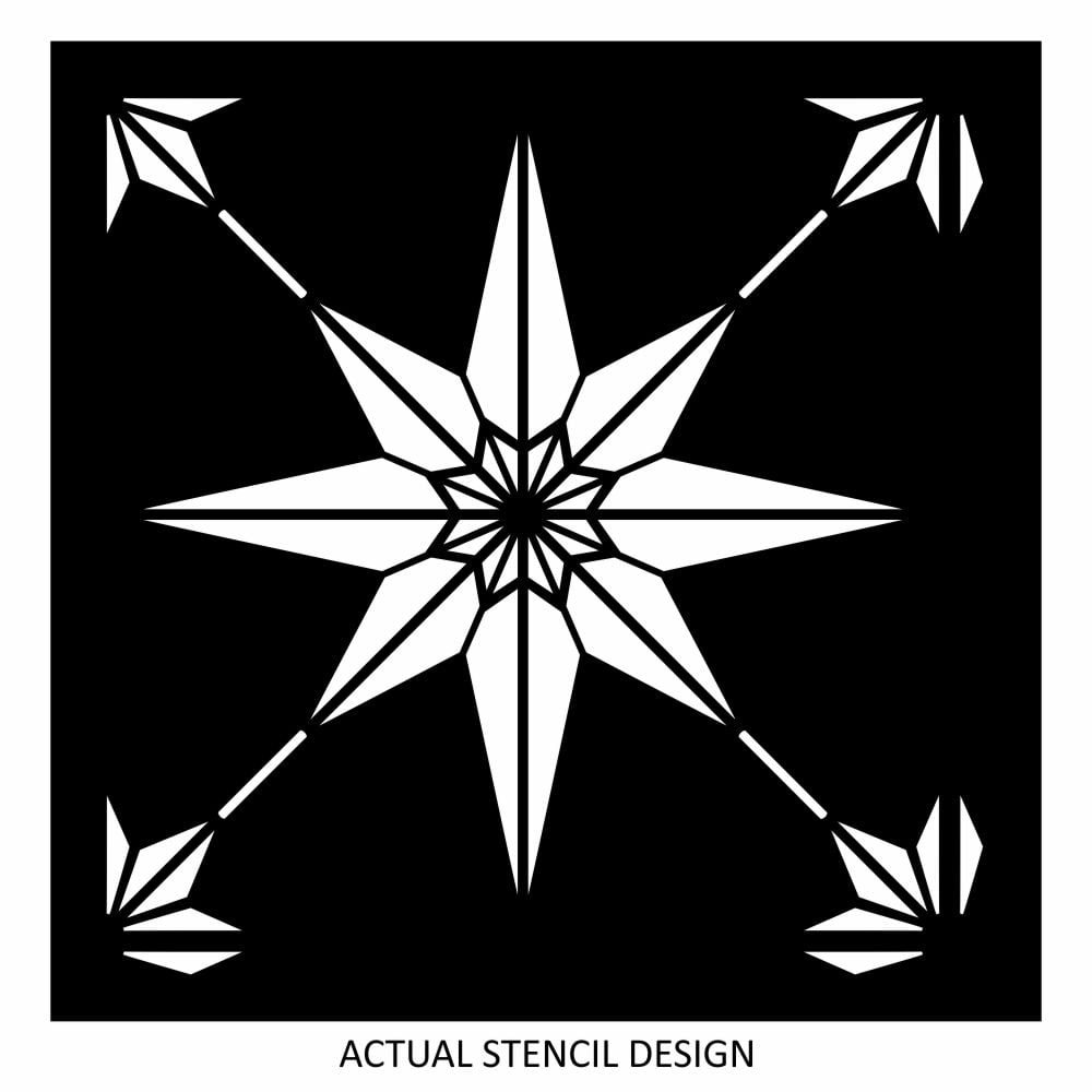 Starstruck Moroc Tile Stencil