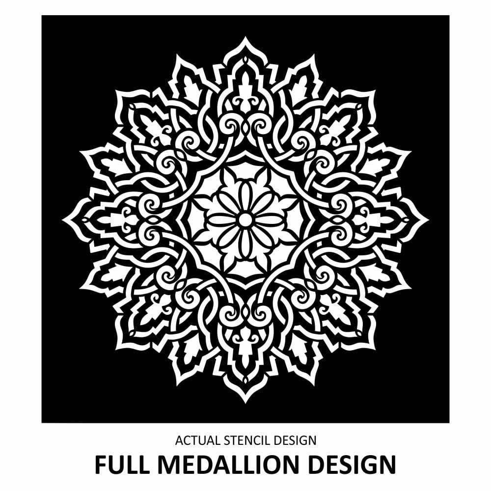 Azam Moroccan Medallion Stencil