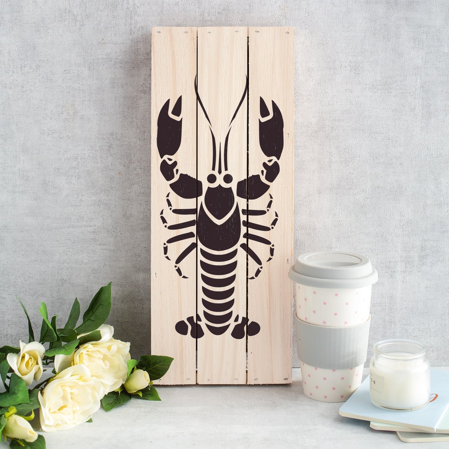 Lobster Stencil