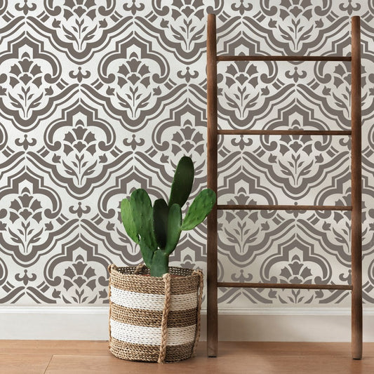 Novara Moroccan Wallpaper Stencil