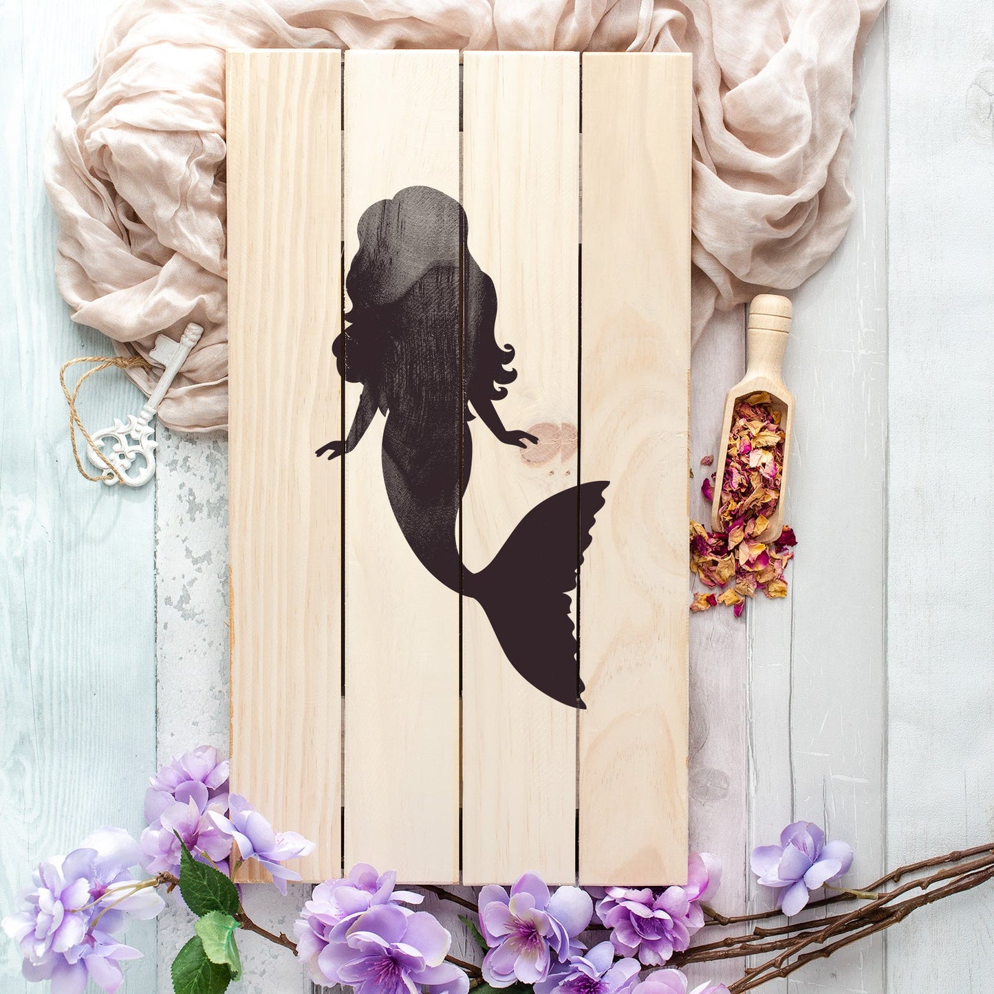 Mermaid Stencil