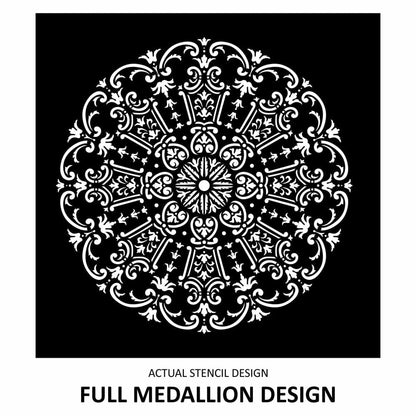 Royal Damask Medallion Stencil